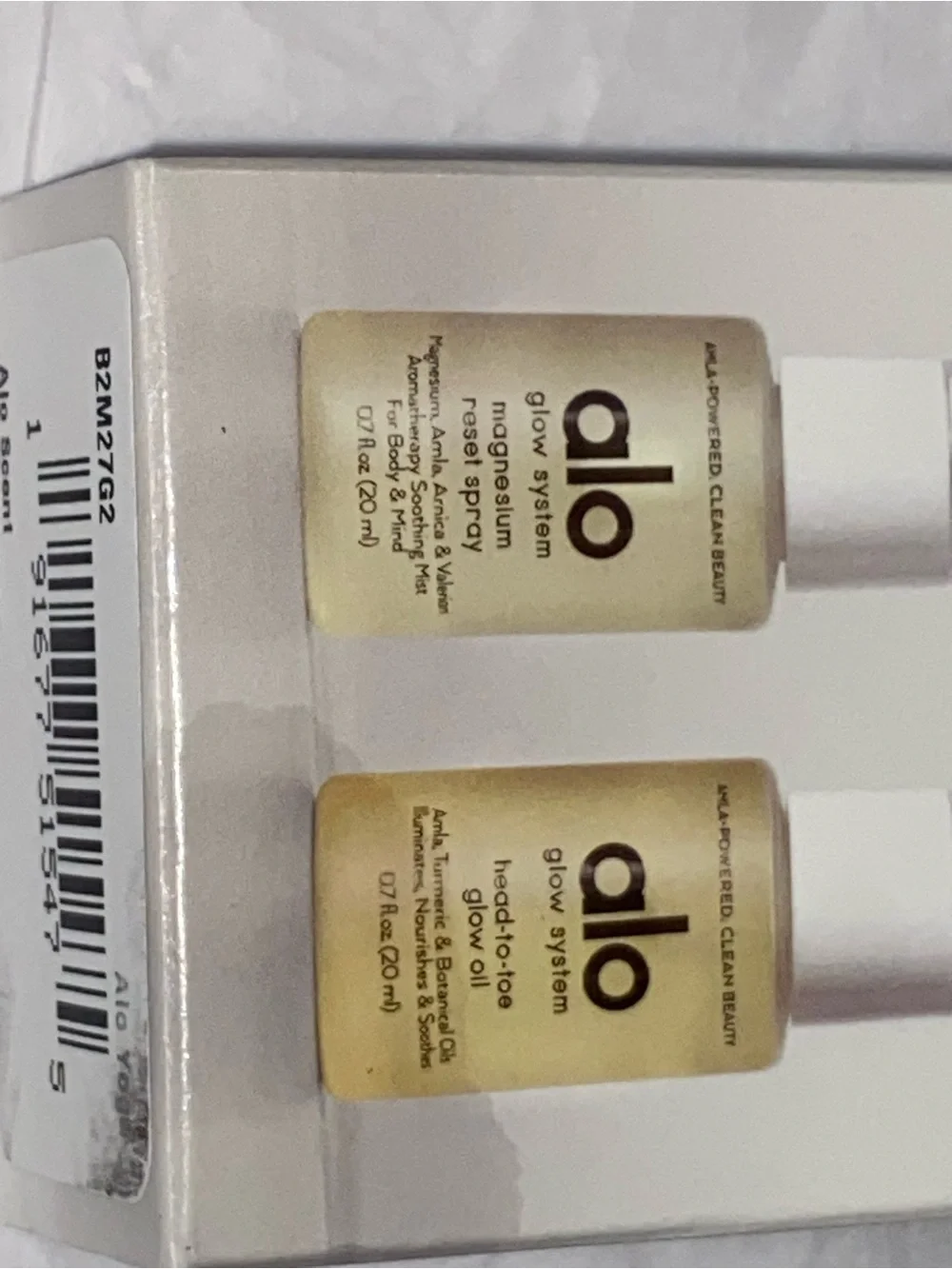 ALO Yoga Mini Duo Facial Oil Set - Yellow Bottles